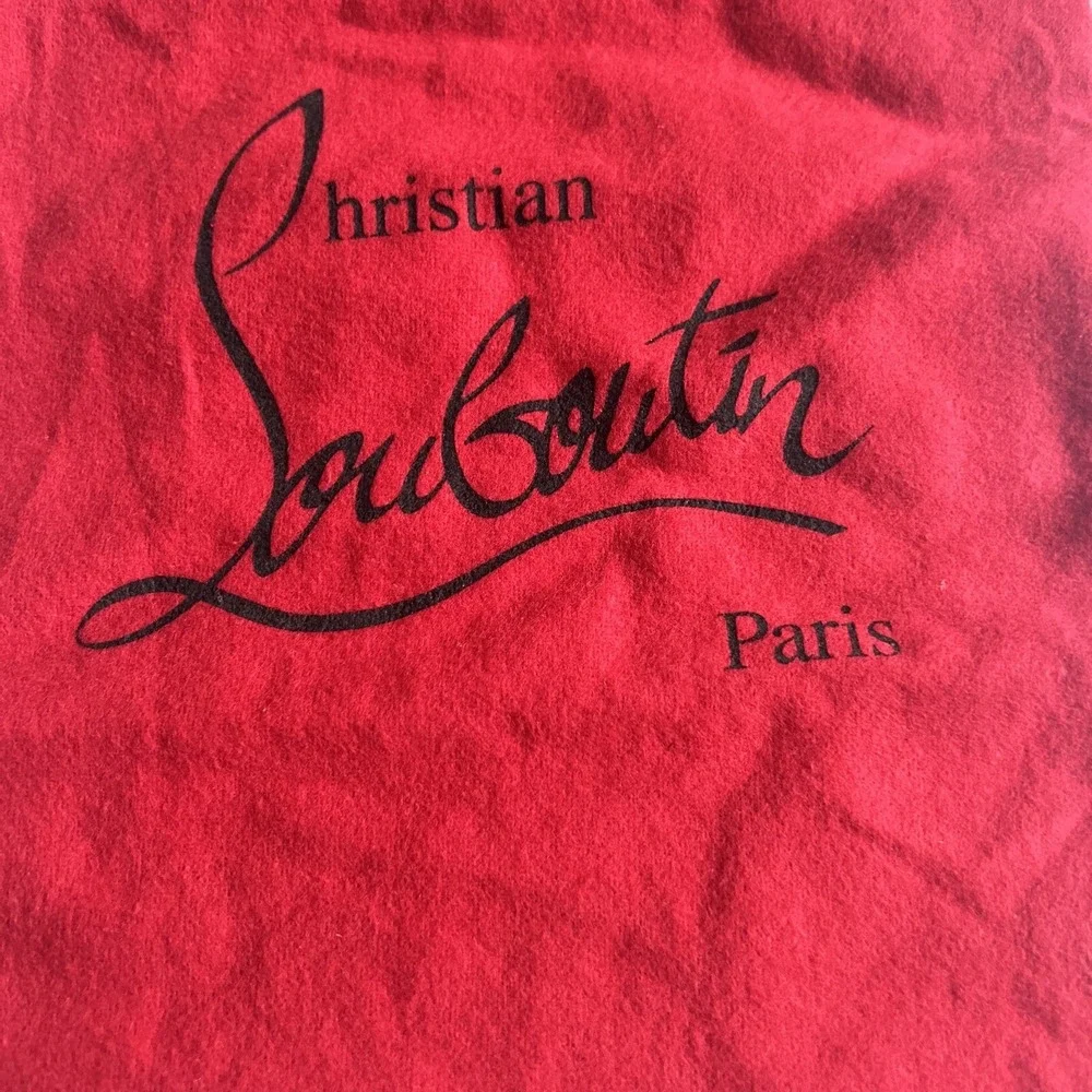Christian Louboutin Paris Red Logo Shoe Dust Storage Bag 14